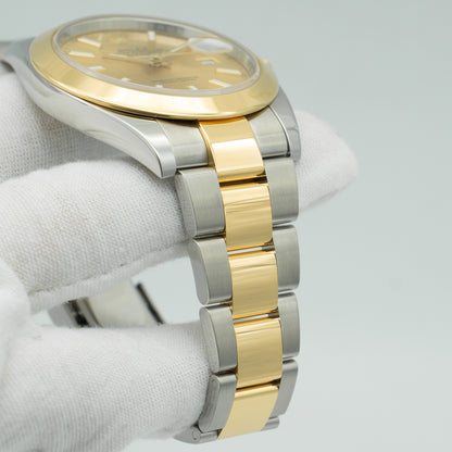 Rolex DateJust 126303 18k Yellow Gold Oyster Champagne Dial 41mm