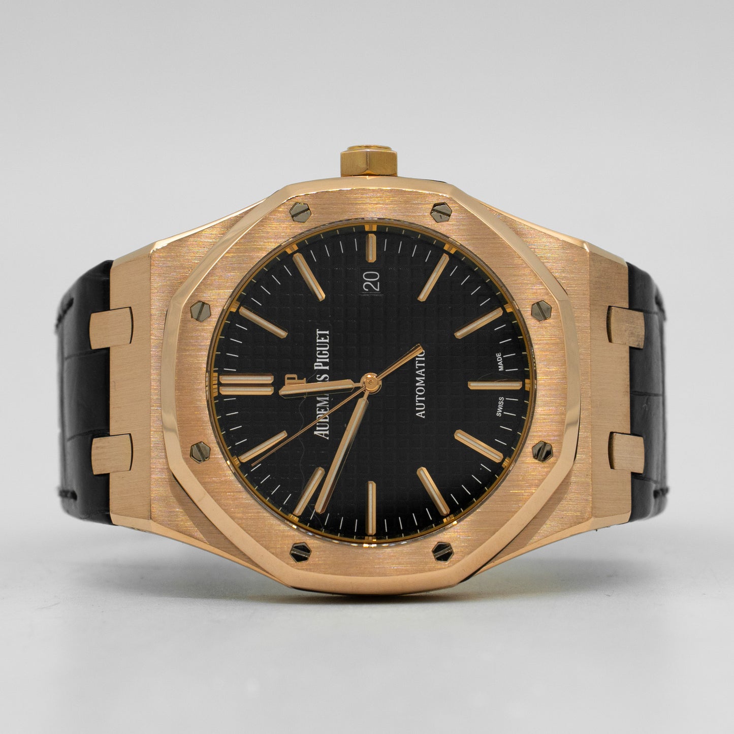 Audemars Piguet 15400OR.OO.D002CR.01.A Royal Oak Black Dial 41mm Watch