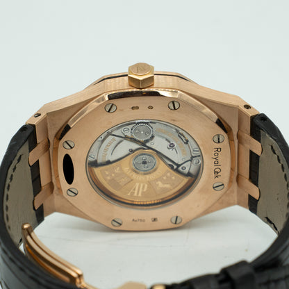 Audemars Piguet 15400OR.OO.D002CR.01.A Royal Oak Black Dial 41mm Watch