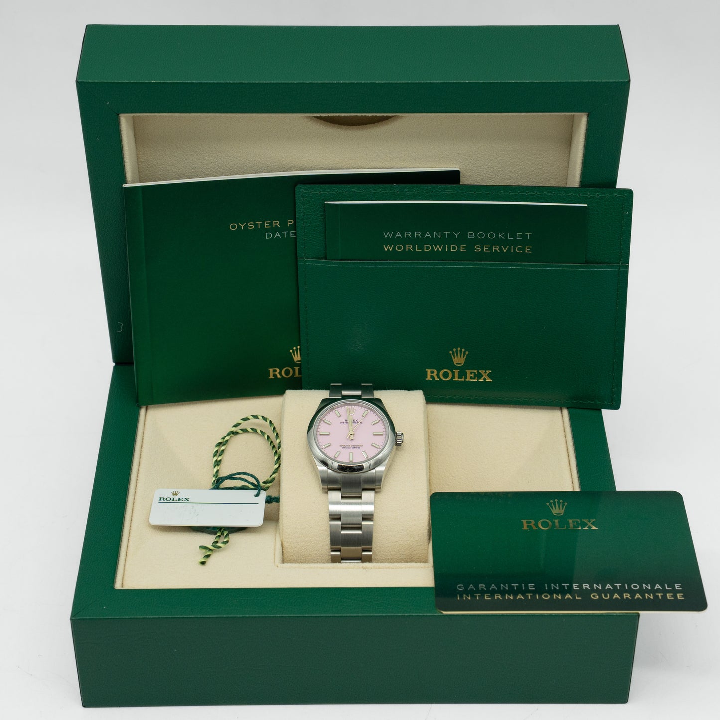 Rolex Oyster Perpetual 31 Pink Dial Ladies Watch 277200