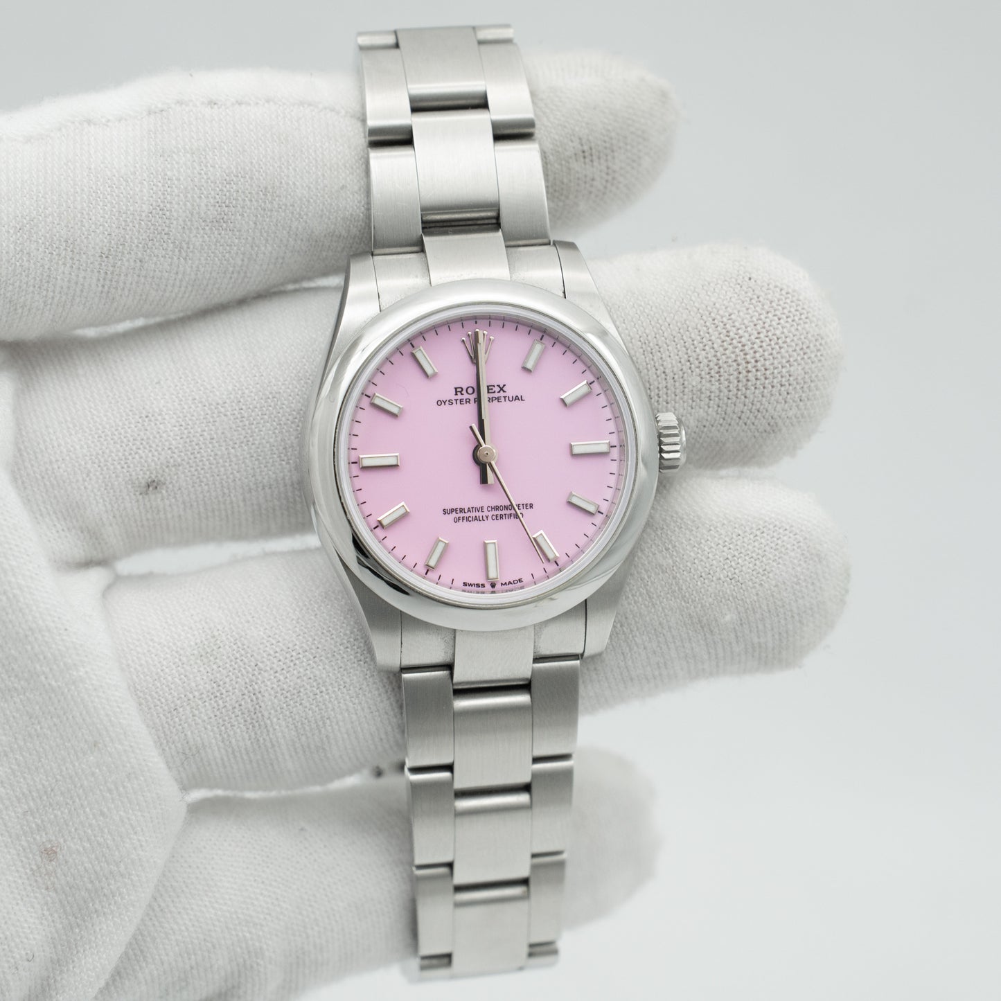 Rolex Oyster Perpetual 31 Pink Dial Ladies Watch 277200