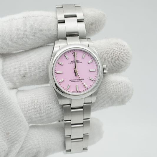 Rolex Oyster Perpetual 31 Pink Dial Ladies Watch 277200