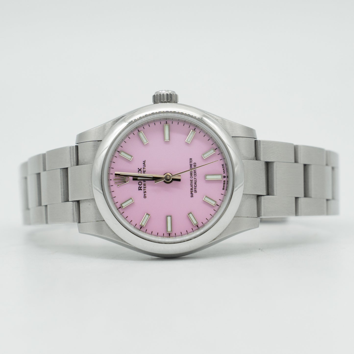 Rolex Oyster Perpetual 31 Pink Dial Ladies Watch 277200