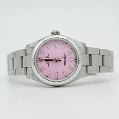 Rolex Oyster Perpetual 31 Pink Dial Ladies Watch 277200