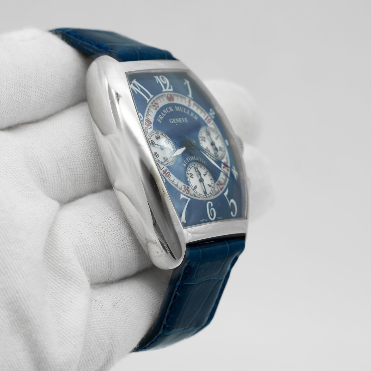 Franck Muller Cintre Curvex Chronograph 7850 CC 18K White Gold