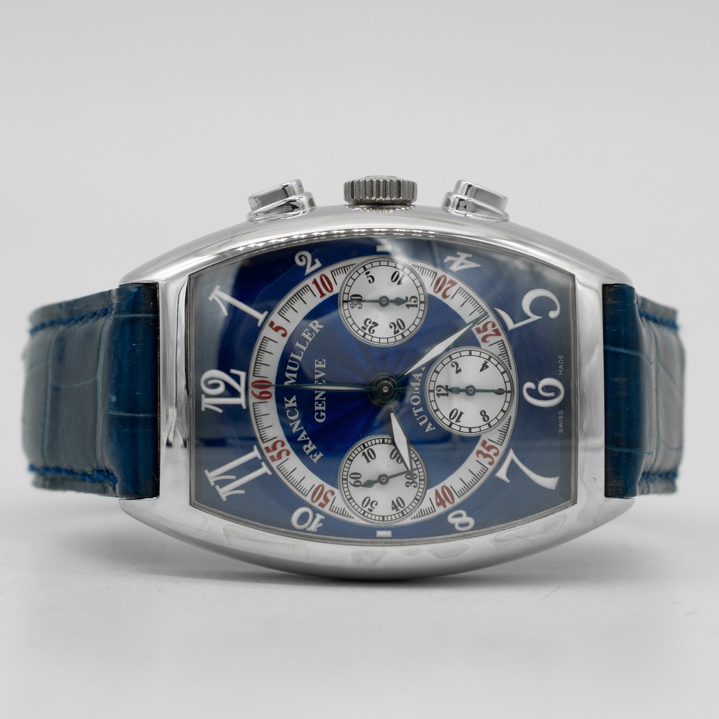 Franck Muller Cintre Curvex Chronograph 7850 CC 18K White Gold