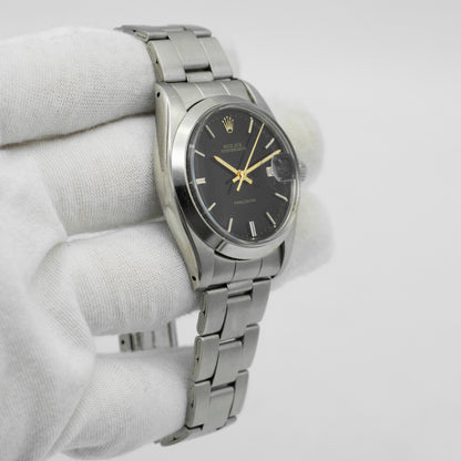 Rolex Oysterdate Precision 6694 Black Dial Oyster Bracelet 1973 34mm