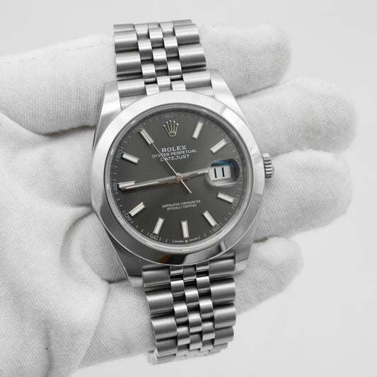 Rolex Datejust 126300 Jubilee Bracelet with Rhodium dial 2025