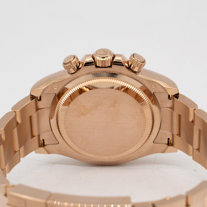 NEW 2025 Rolex Daytona 40mm 126505 Rose Gold Black Dial B&P