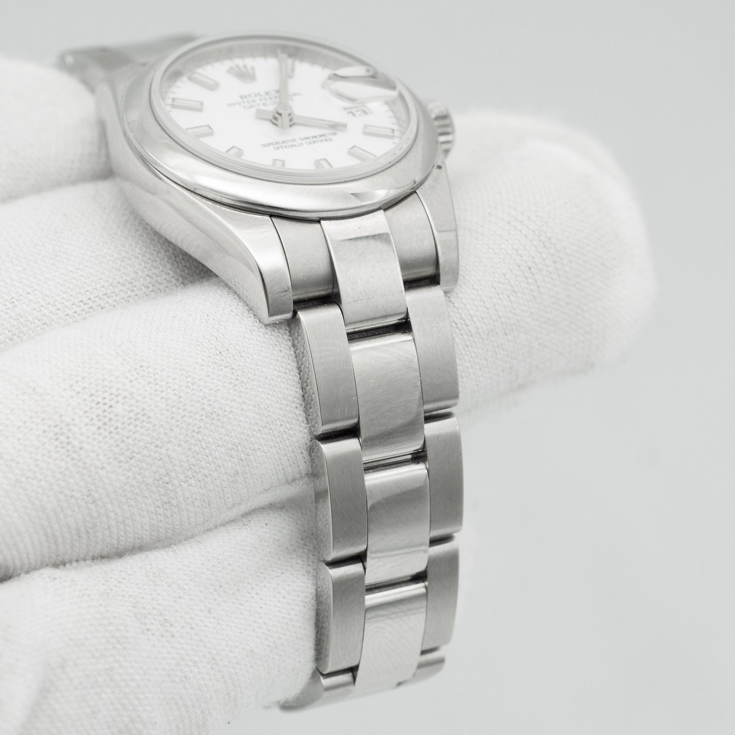 Rolex Datejust 26mm Stainless Steel White Dial Ladies Automatic Watch 179160