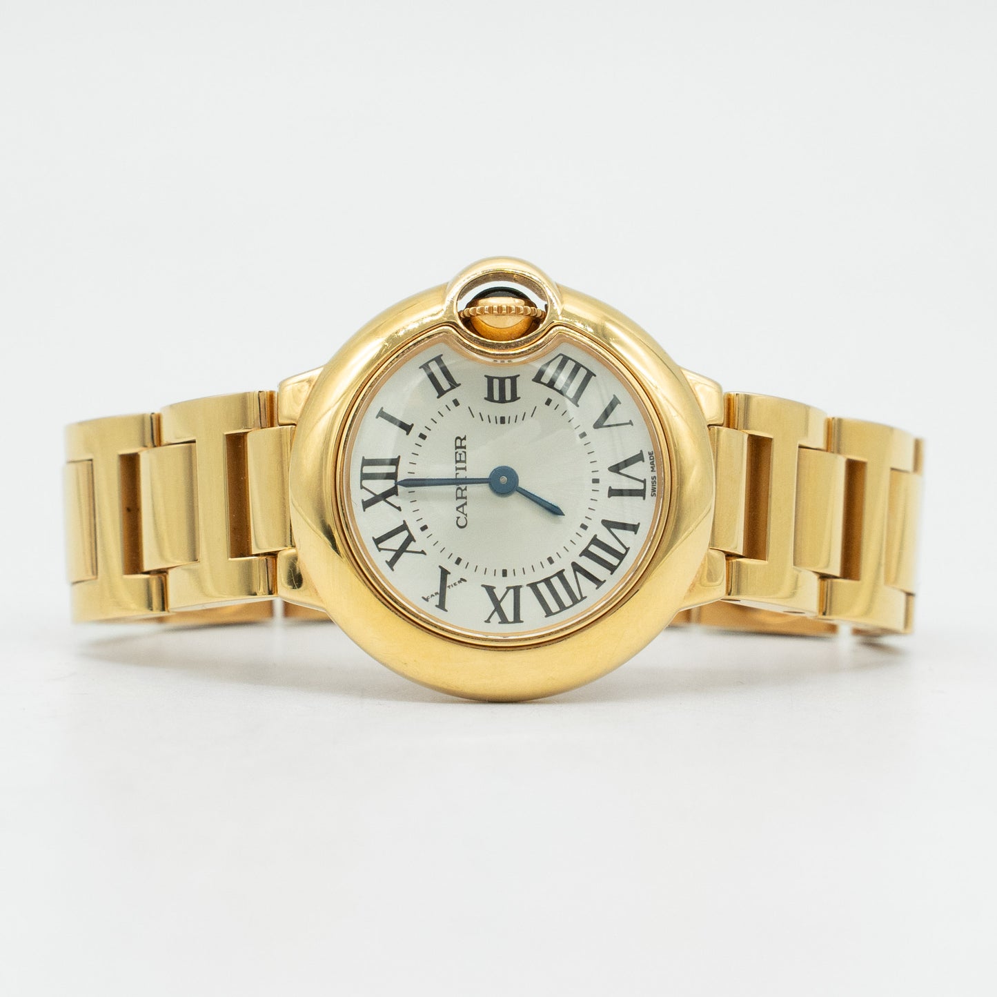 Cartier Ballon Bleu 28mm 18k Rose Gold Ladies Quartz Watch W69001Z2-3007