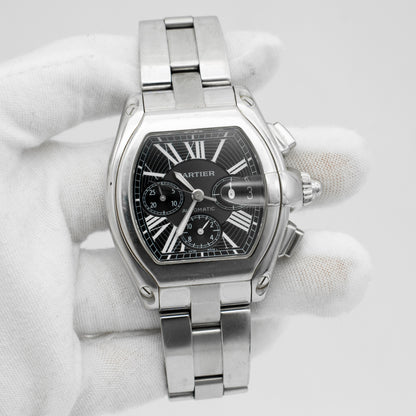 Cartier Roadster Chronograph 2618 Black Dial 43mm Automatic