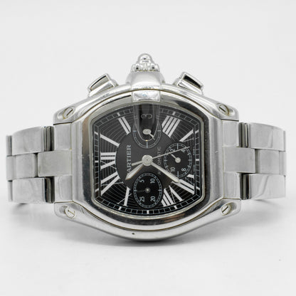 Cartier Roadster Chronograph 2618 Black Dial 43mm Automatic