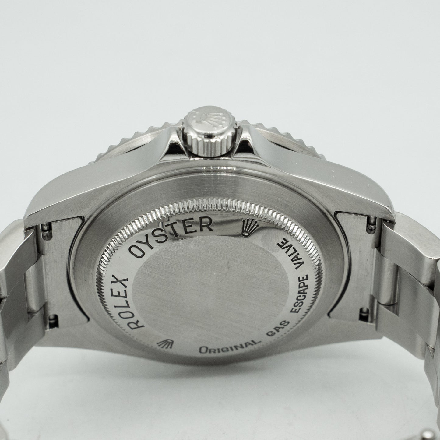 Rolex Sea-Dweller 16600 Silver Oyster Bracelet with Black Bezel B&P