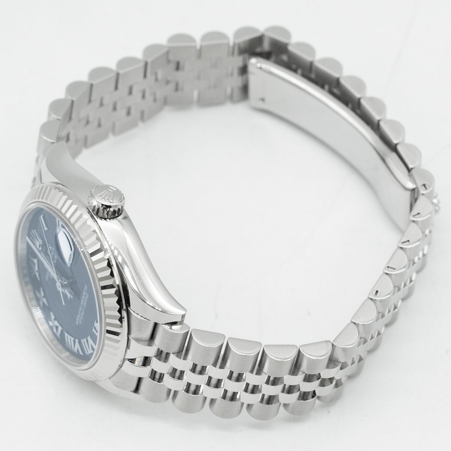 Rolex Datejust 31 Blue Roman 278274 Dial Stainless Steel Fluted Jubilee