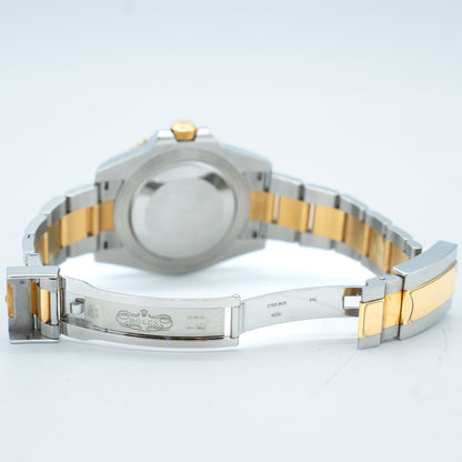 Rolex GMT-Master II Gold & Steel 116713LN Oyster Bracelet Black Dial