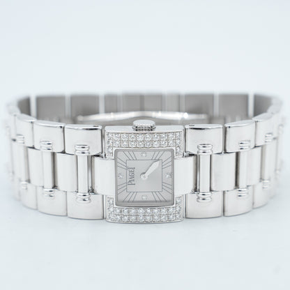 Piaget Dancer 18K Gold Bracelet Diamond Bezel Ladies Watch 50011 K83