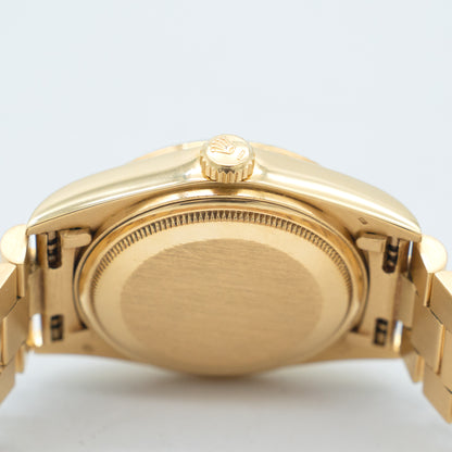 Rolex 18038 Day Date 18K Yellow Gold with Cream Dial 1981