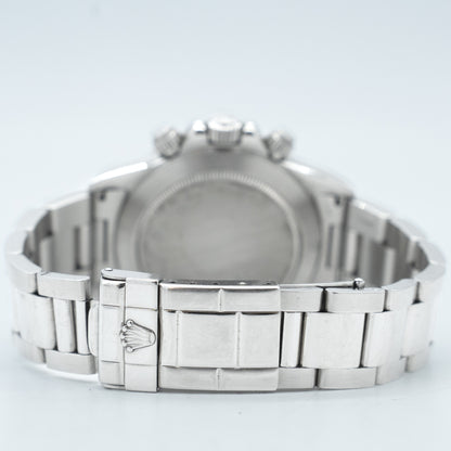 Rolex Daytona Zenith Stainless Steel Oyster Automatic White