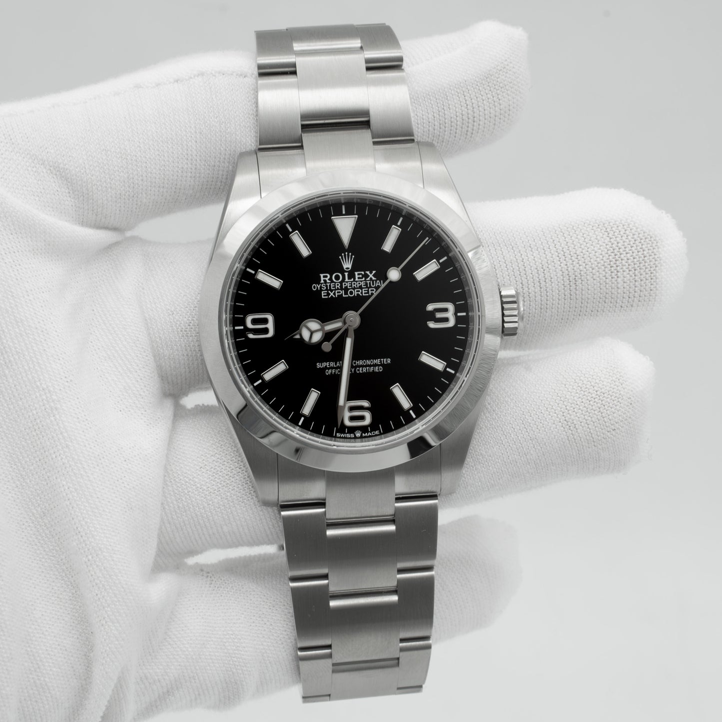 Rolex Explorer I 224270 Black Dial Men's 40mm