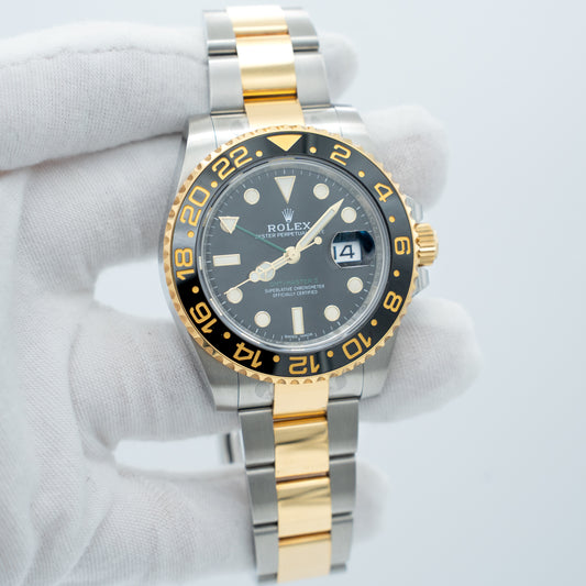 Rolex GMT-Master II Gold & Steel 116713LN Oyster Bracelet
