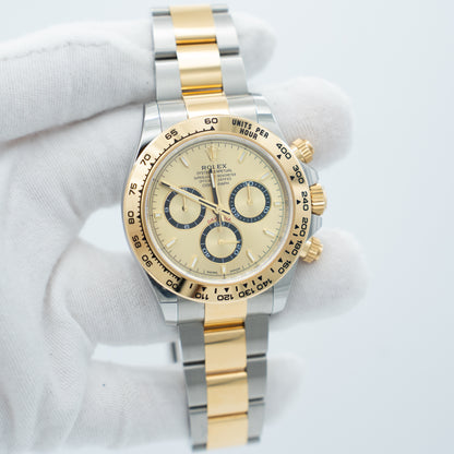 Rolex Daytona 40mm 126503 Two-Tone Champagne Dial Steel Yellow Gold