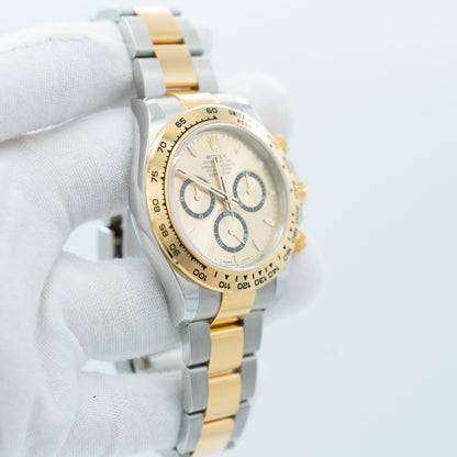 Rolex Daytona 40mm 126503 Two-Tone Champagne Dial Steel Yellow Gold