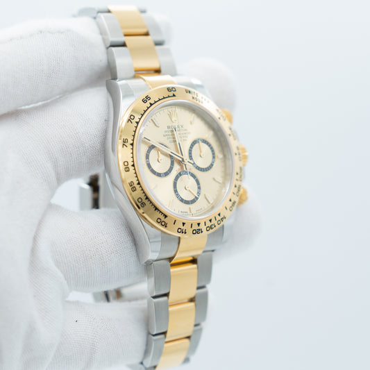 Rolex Daytona 40mm 126503 Two-Tone Champagne Dial Steel Yellow Gold