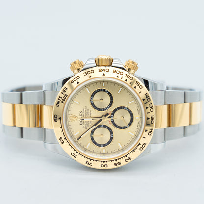 Rolex Daytona 40mm 126503 Two-Tone Champagne Dial Steel Yellow Gold