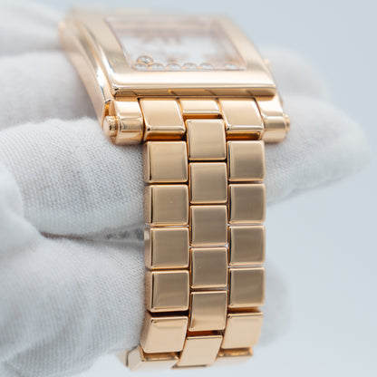 Chopard Happy Sport Square 275322-5001 Rose Gold Ladies Watch