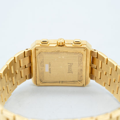 Piaget Protocole Chronograph 14254 m601d 18k Yellow Gold Bracelet