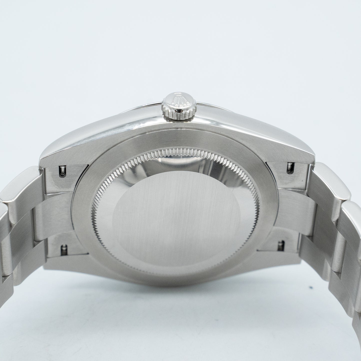 Rolex Oyster Perpetual 41mm 124300 Turquoise Blue "Celebration" Motif Index Dial