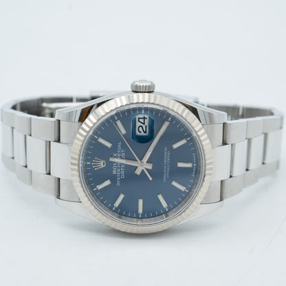 Rolex Datejust 36 Self-Winding Automatic Steel Date Blue Dial Mens 2023