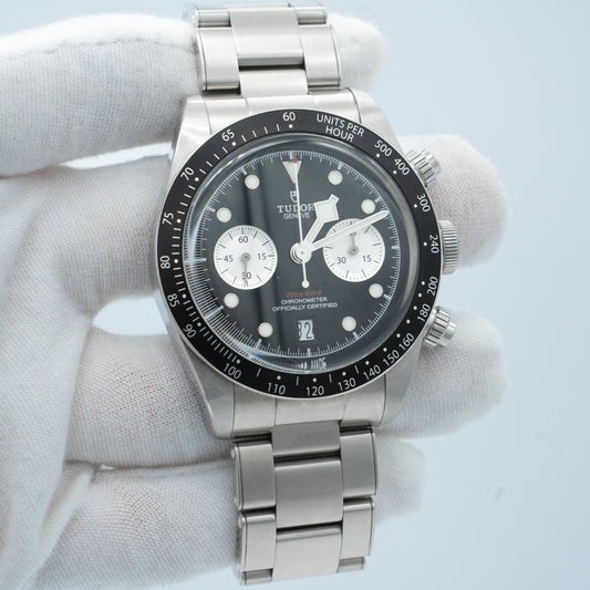 Tudor Black Bay Chronograph Black Dial 41mm Steel 79360N