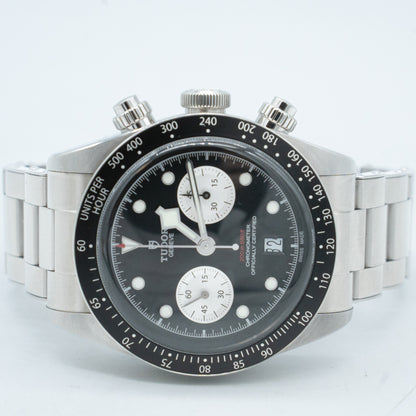 Tudor Black Bay Chronograph Black Dial 41mm Steel 79360N