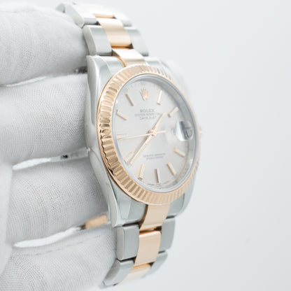 Rolex Datejust 41mm 126331 Two-Tone Oyster Sundust Dial