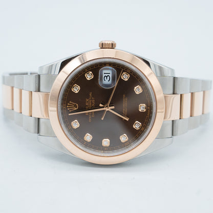 Rolex Datejust 41mm Chocolate Dial 18K 126301