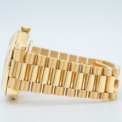 Rolex Day-Date 40mm Factory Champagne Baguette Diamond Watch 228238