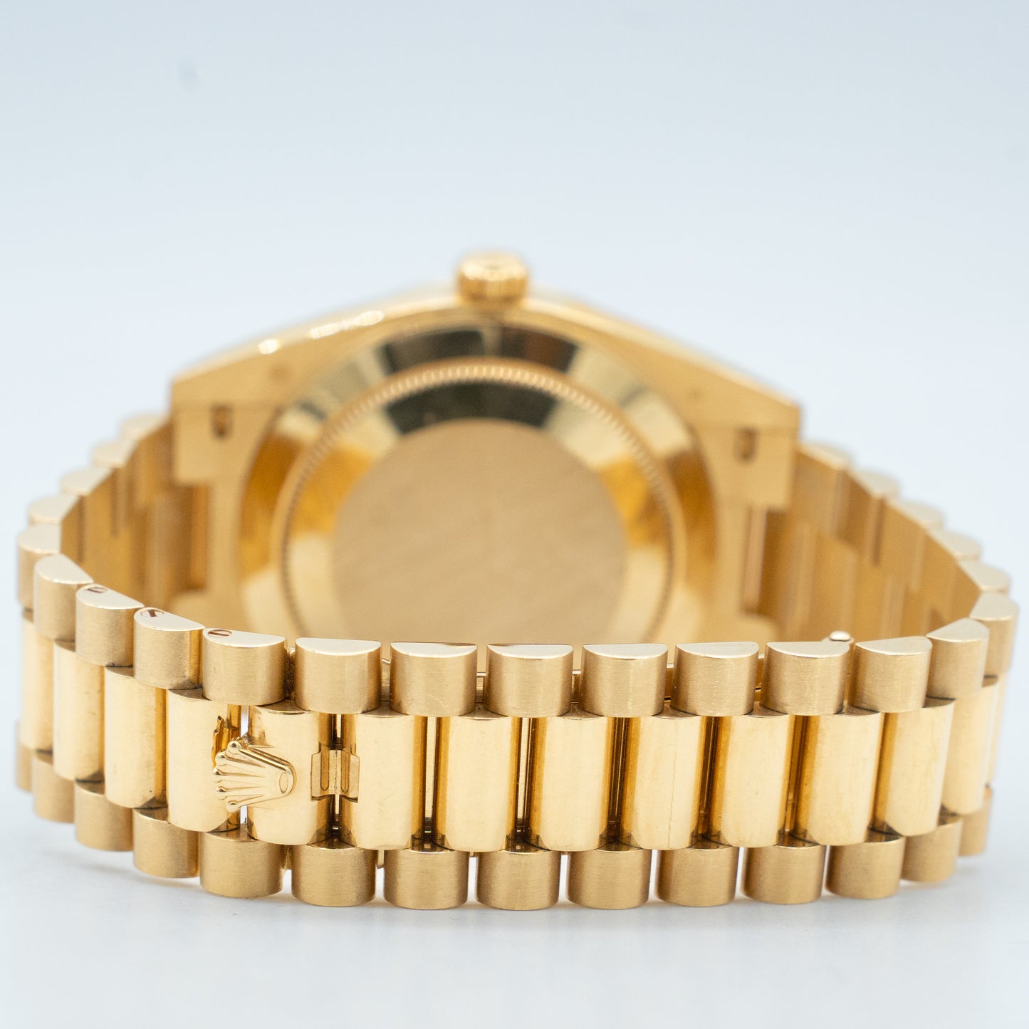 Rolex Day-Date 40mm Factory Champagne Baguette Diamond Watch 228238