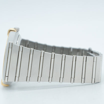 Omega Constellation Yellow Gold White Dial Stainless Steel