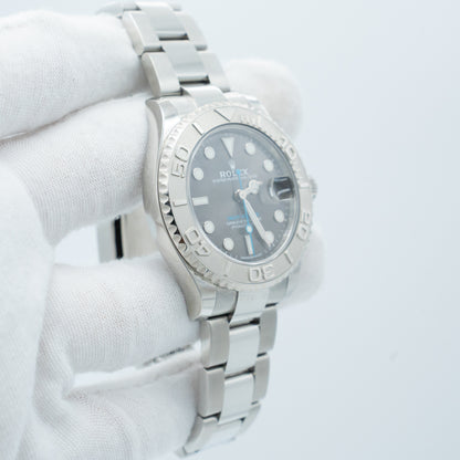 Rolex Yacht-Master Rhodium Dial Steel and Platinum Oyster 37 mm Watch 268622