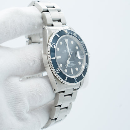 Rolex Submariner Date 16800 40mm Steel Oyster Automatic Watch