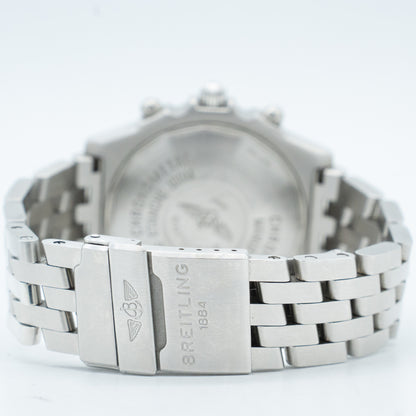 Breitling Crosswind 43mm Steel Chronograph Silver Dial Automatic Watch A13355