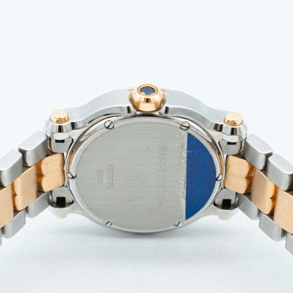 Chopard Happy Sport 278509-6003 30mm White Dial 18k Rose Gold