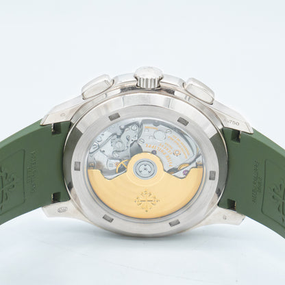 Patek Philippe Aquanaut 5968G-010 White Gold Khaki Green Dial