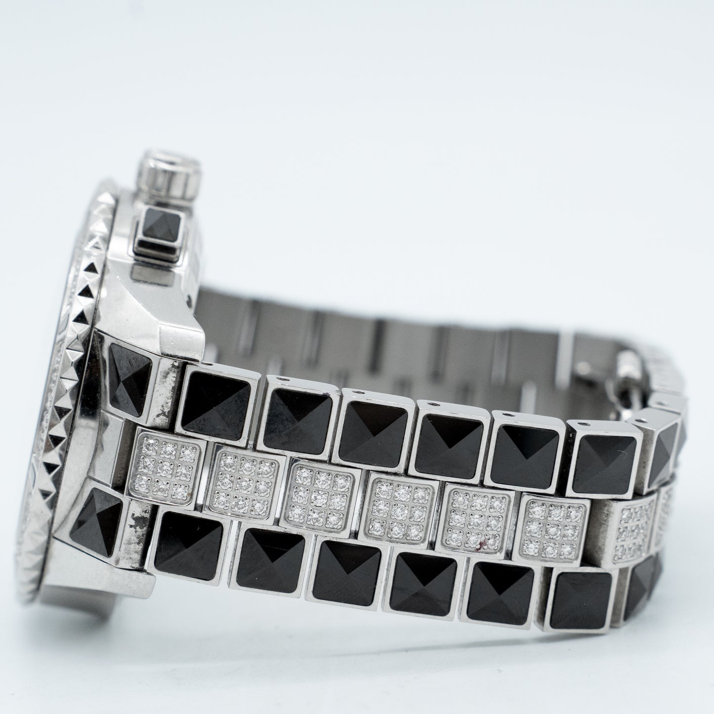 Christian Dior Christal Diamond Ceramic Steel Unisex Quartz Watch CD11431D