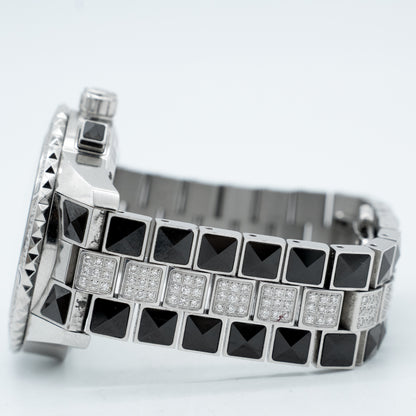 Christian Dior Christal Diamond Ceramic Steel Unisex Quartz Watch CD11431D