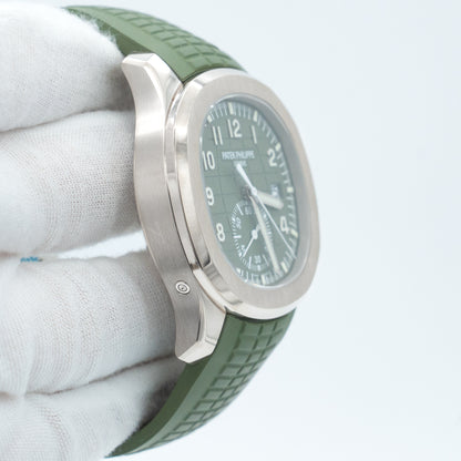 Patek Philippe Aquanaut 5968G-010 White Gold Khaki Green Dial