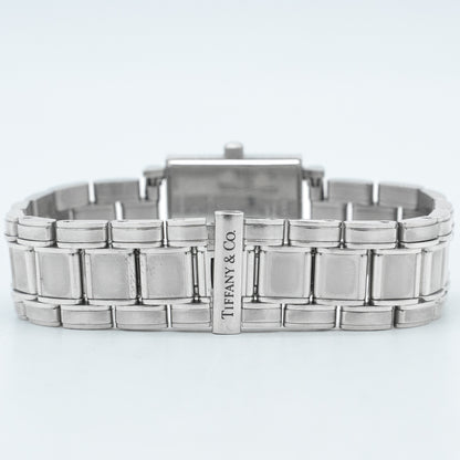 Tiffany & Co. Atlas Quartz Square Watch Stainless Steel