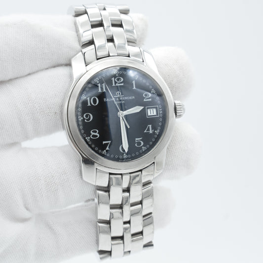 Baume & Mercier MV045214 Black Dial Quartz 37mm Round Dial